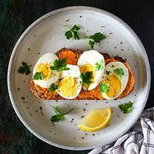 Boiled Eggs with Toast and Butter