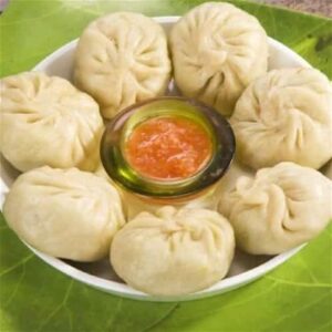 Veg Momos Steamed or Baked ( 8pcs)